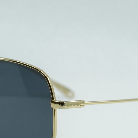NEW GUCCI GG1031S 009 GOLD GREY SQUARE SUNGLASSES WITH CHARMS - Picture 8 of 15